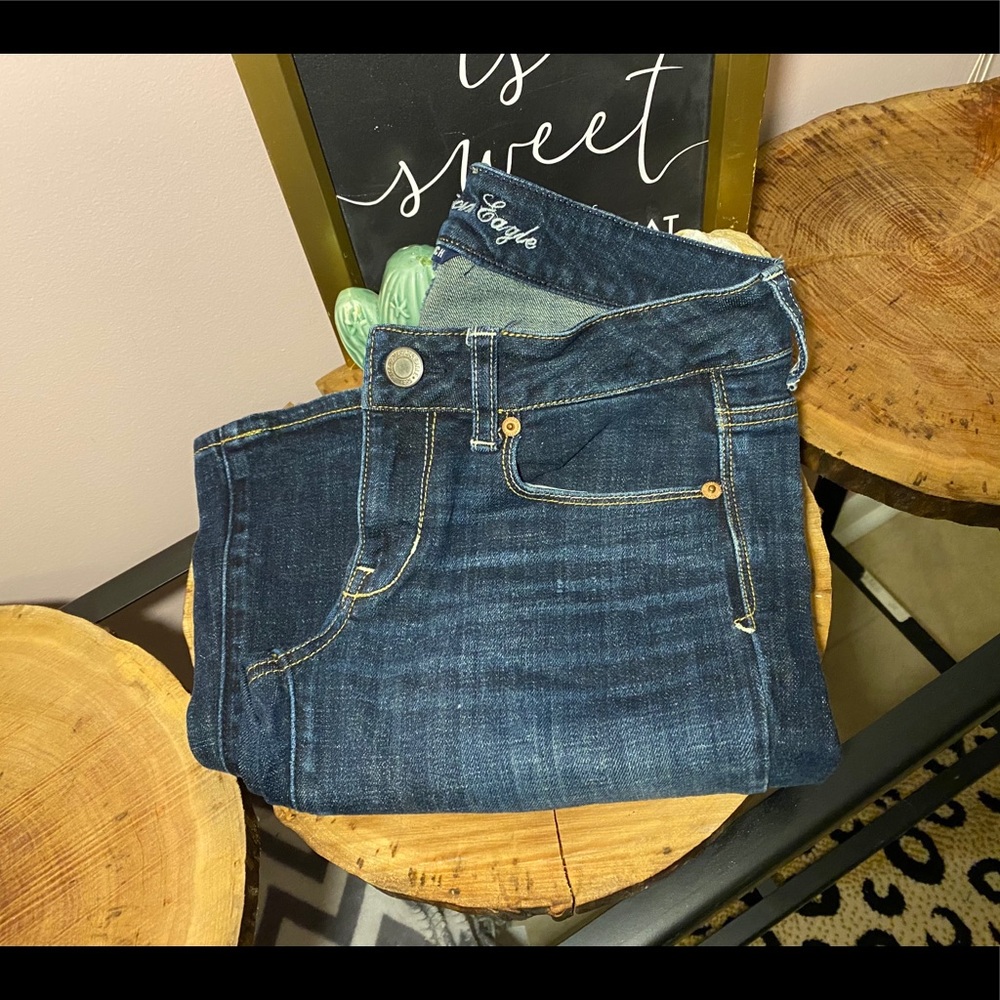 American Eagle skinny kick jeans